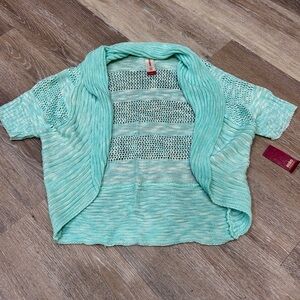 NWT Mint Slub Knit Cardigan | No Boundaries | Lightweight Boho Layer | Small